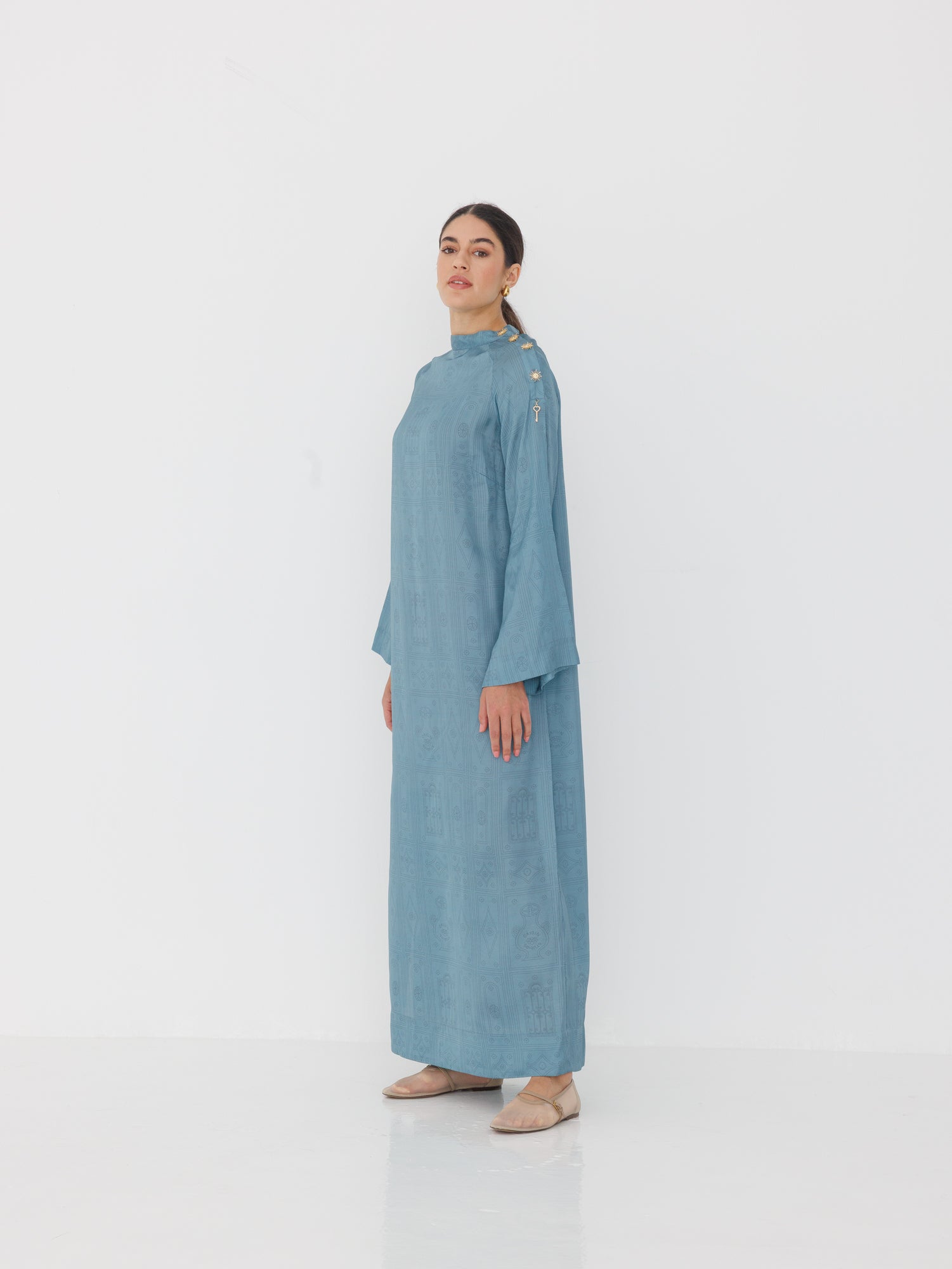 Sukoon silk kaftan