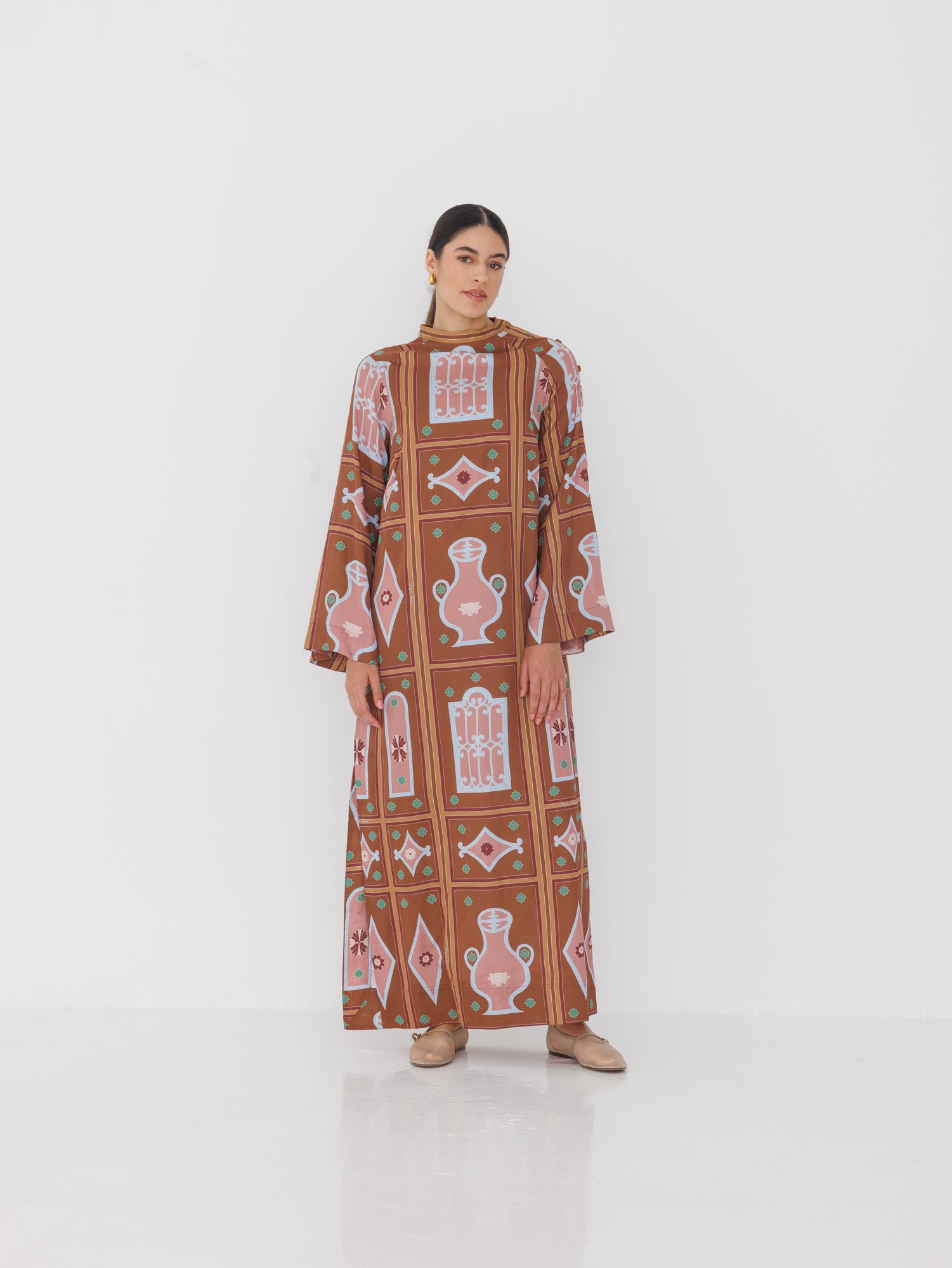 Sukoon silk kaftan