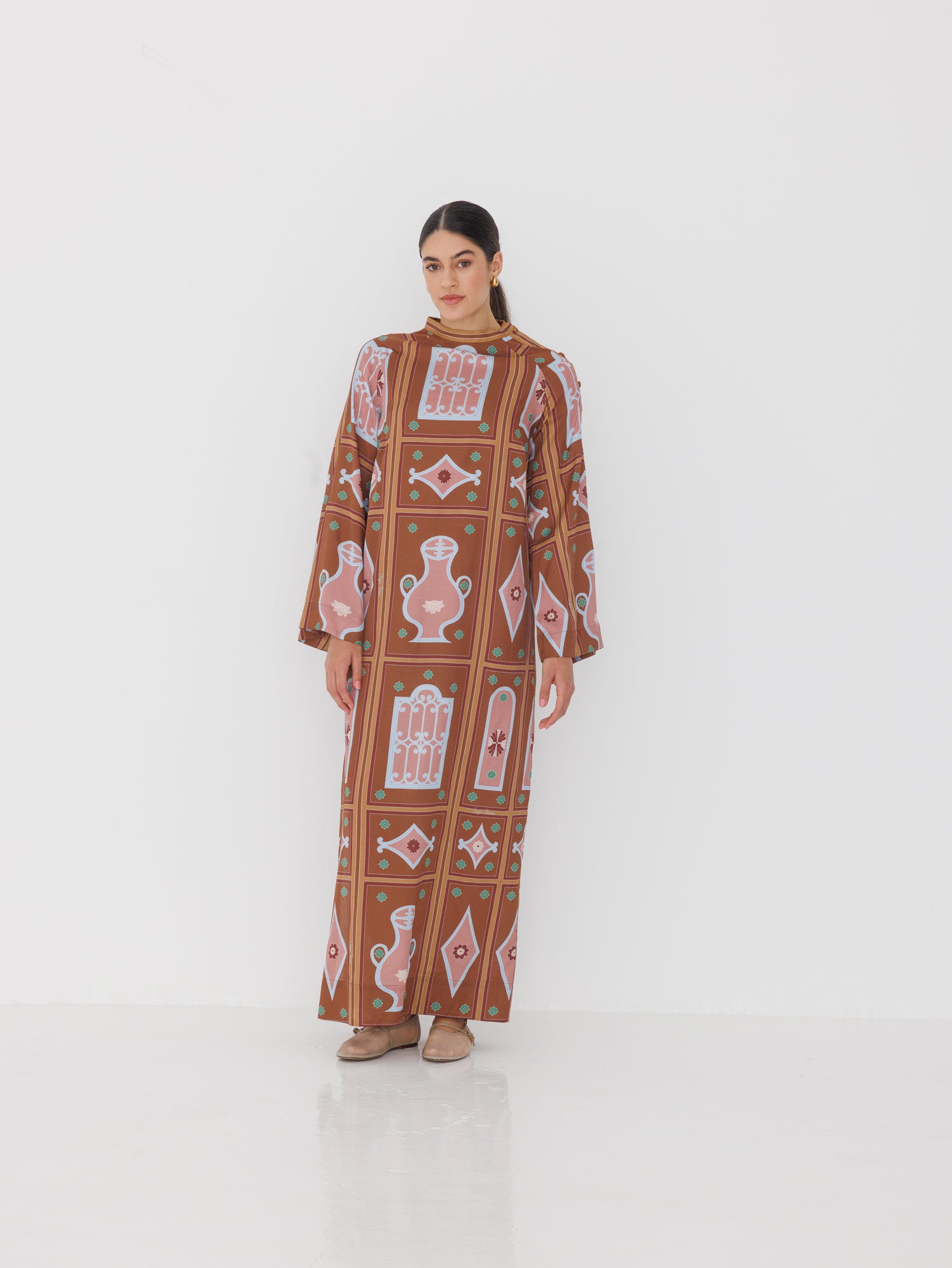 Sukoon silk kaftan