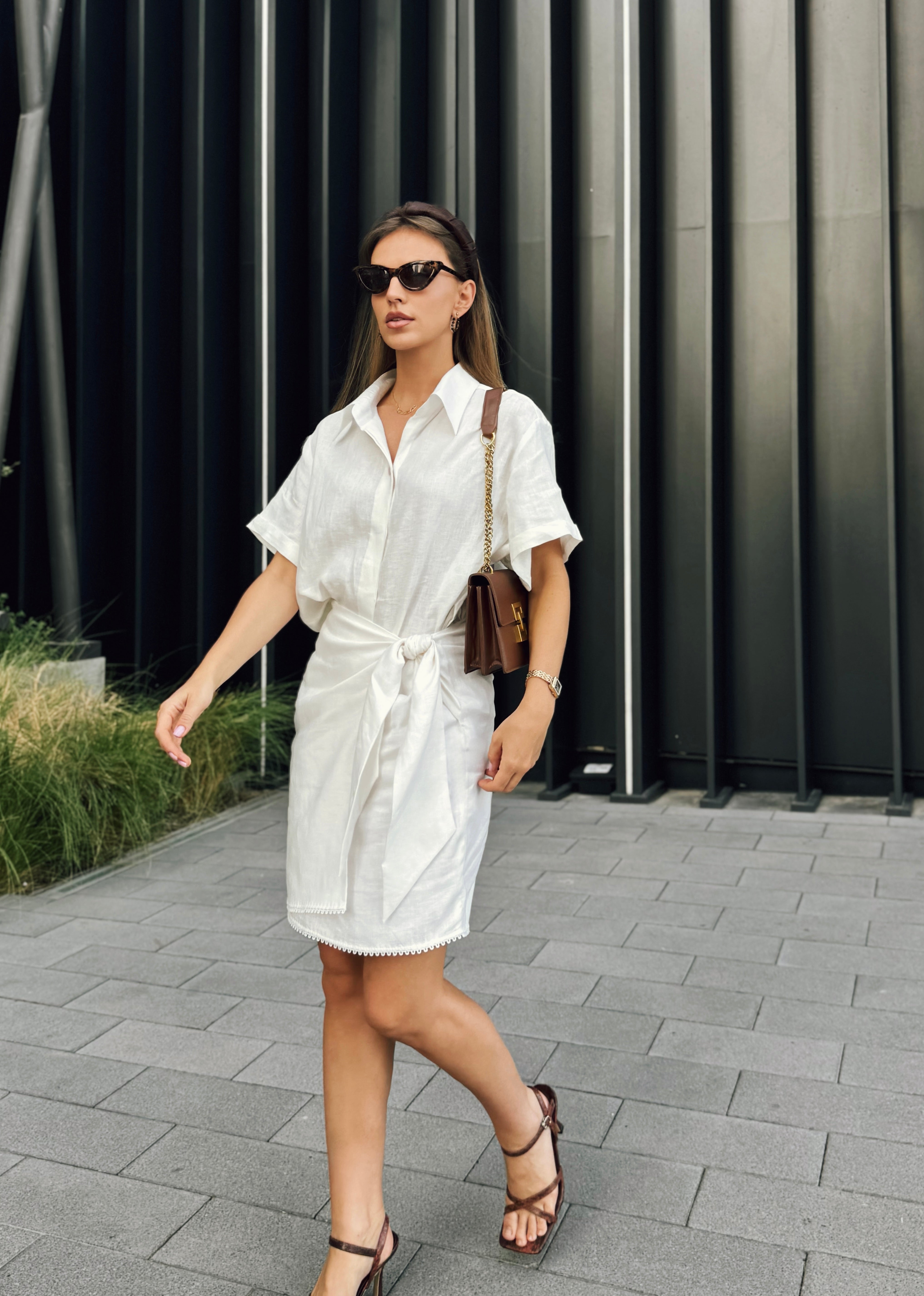 Luna wrap short skirt