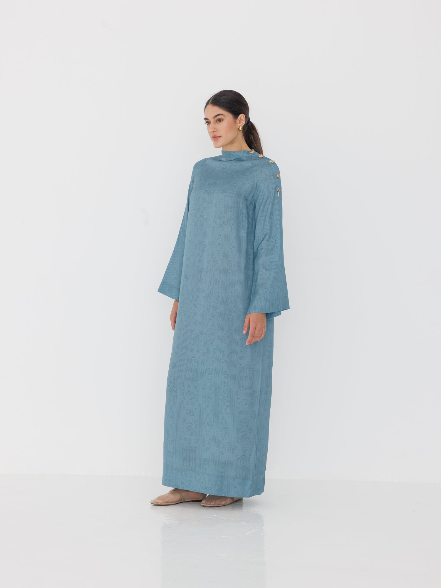 Sukoon silk kaftan