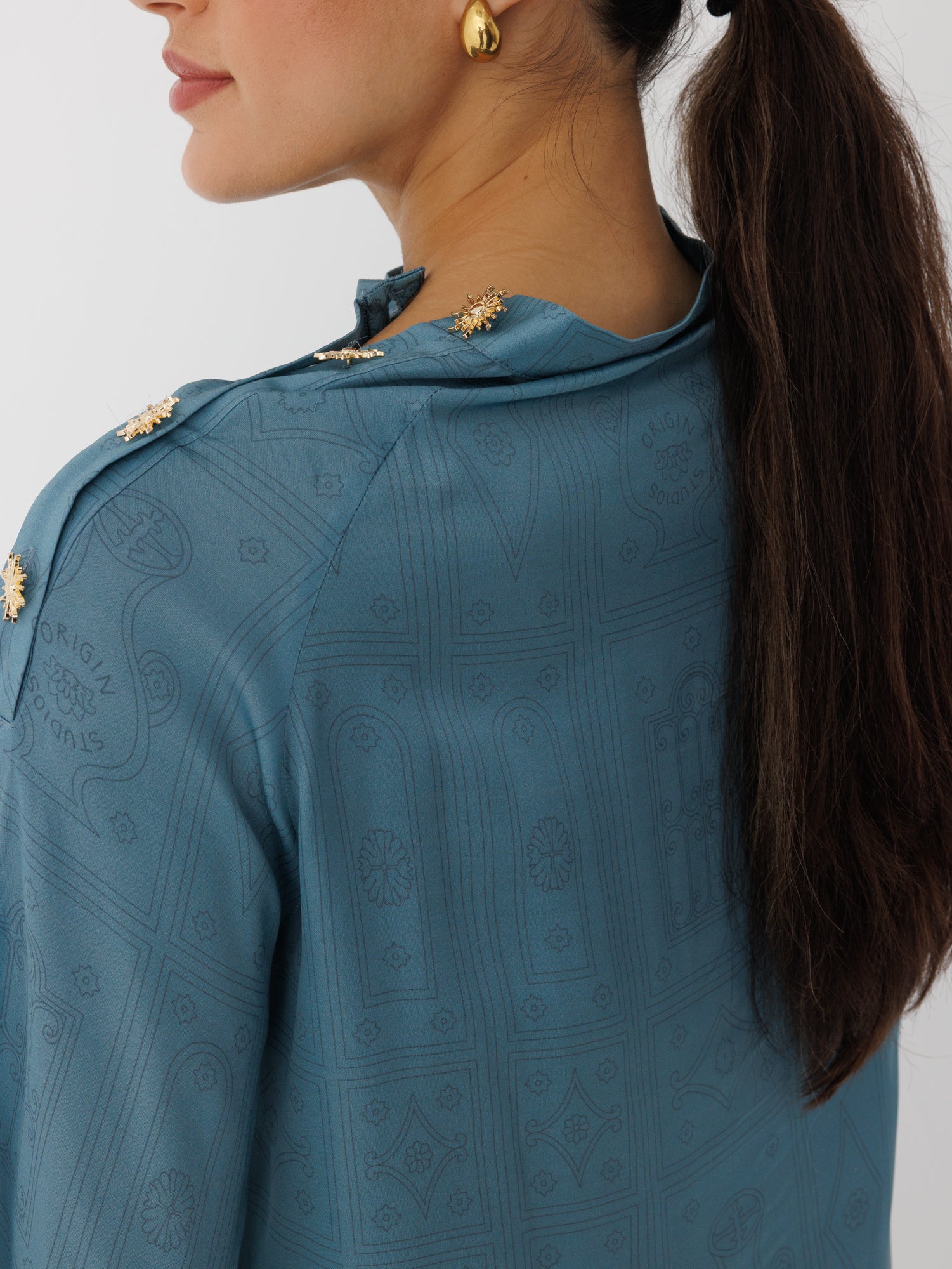 Sukoon silk kaftan