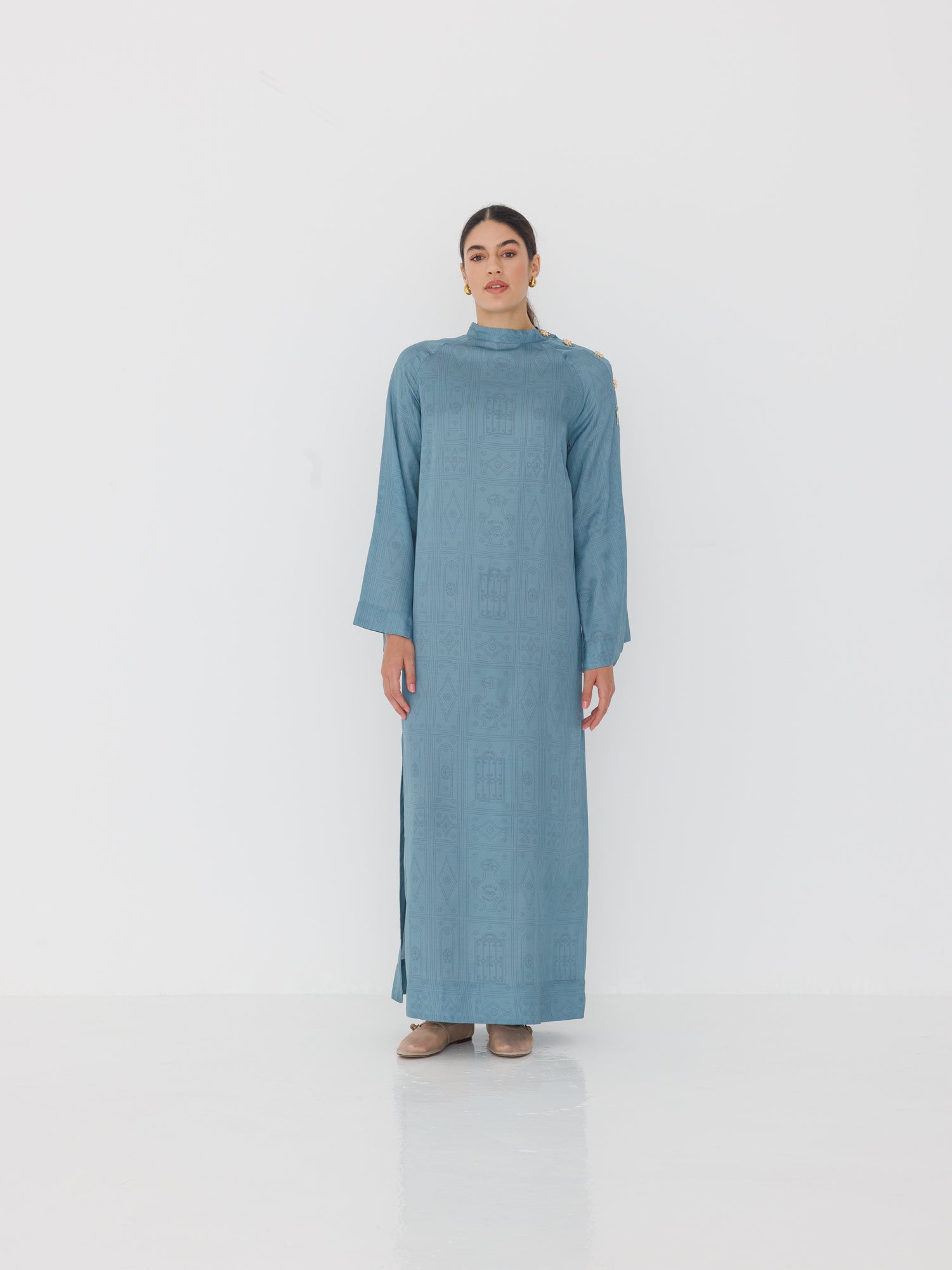 Sukoon silk kaftan