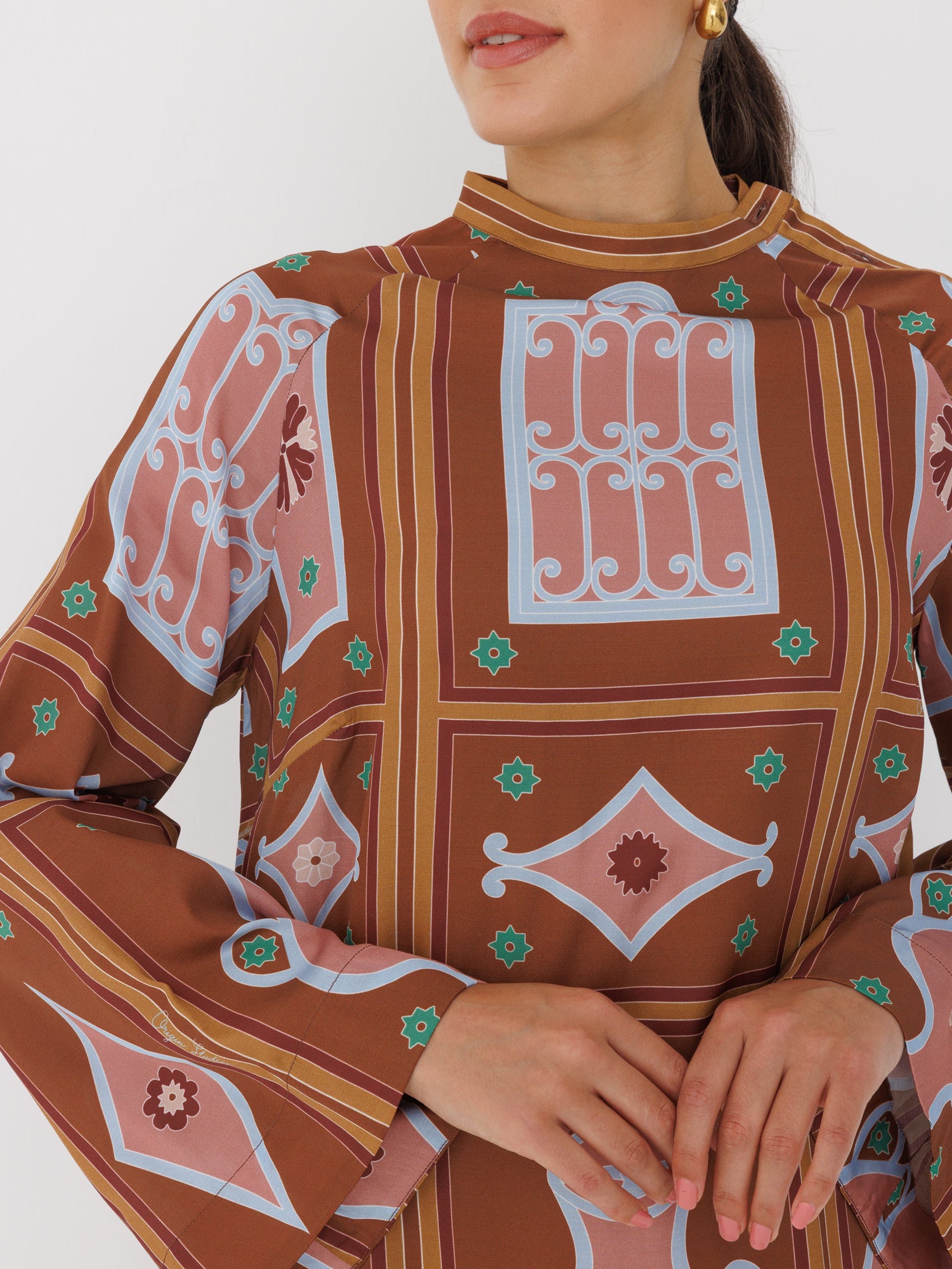 Sukoon silk kaftan