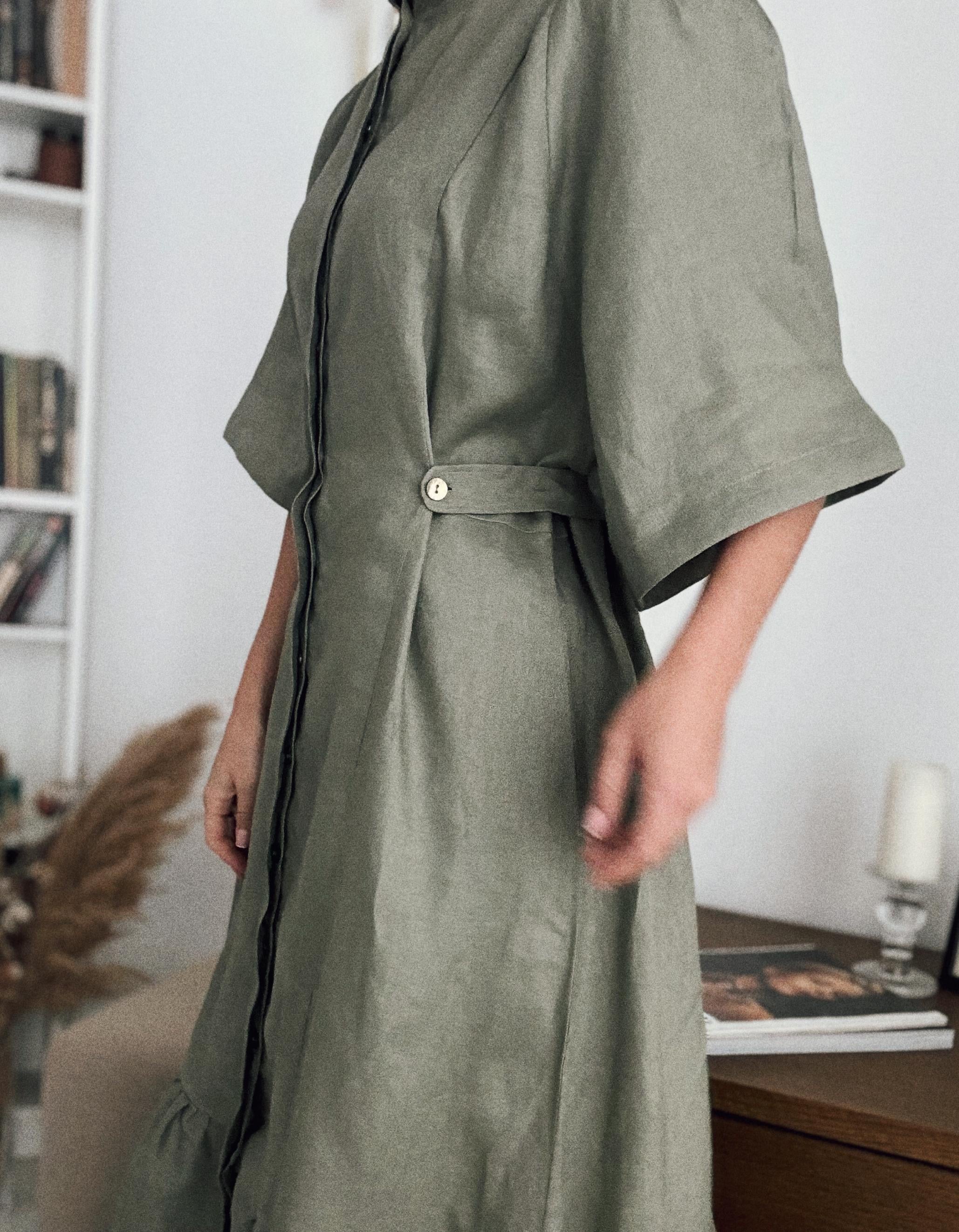 Olive Mist Maxi Dress