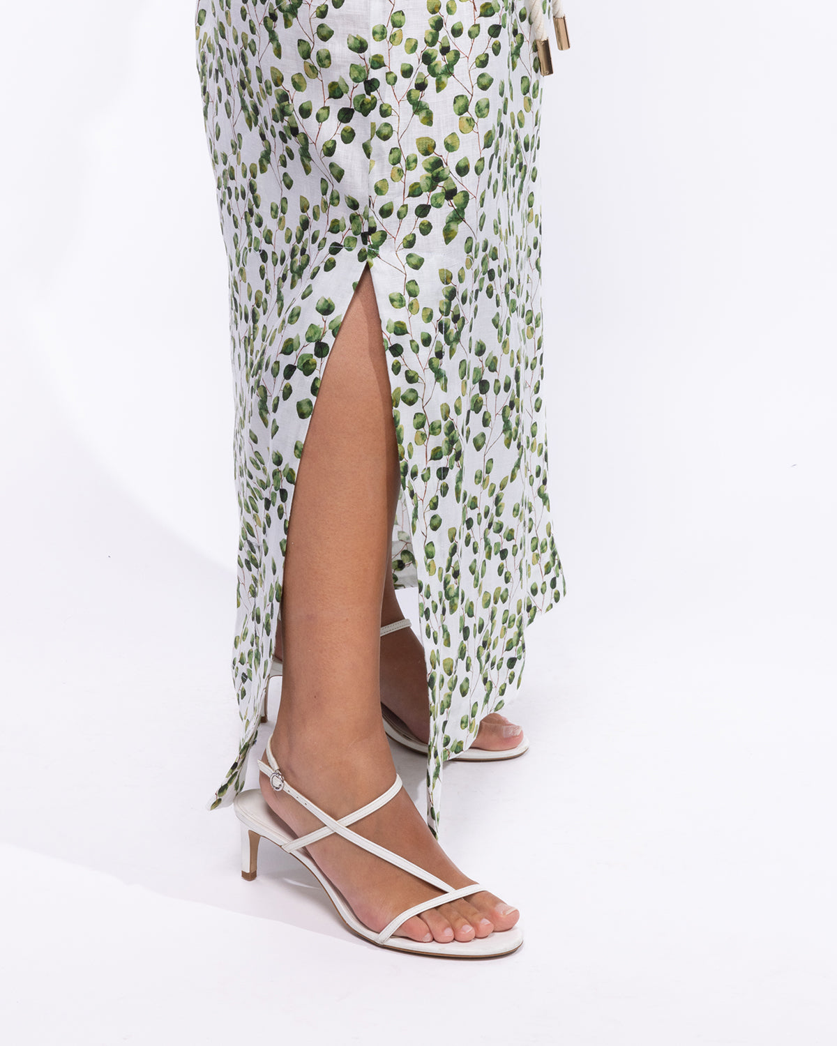 Mahaba Graceful Draped Sleeve Maxi Dress