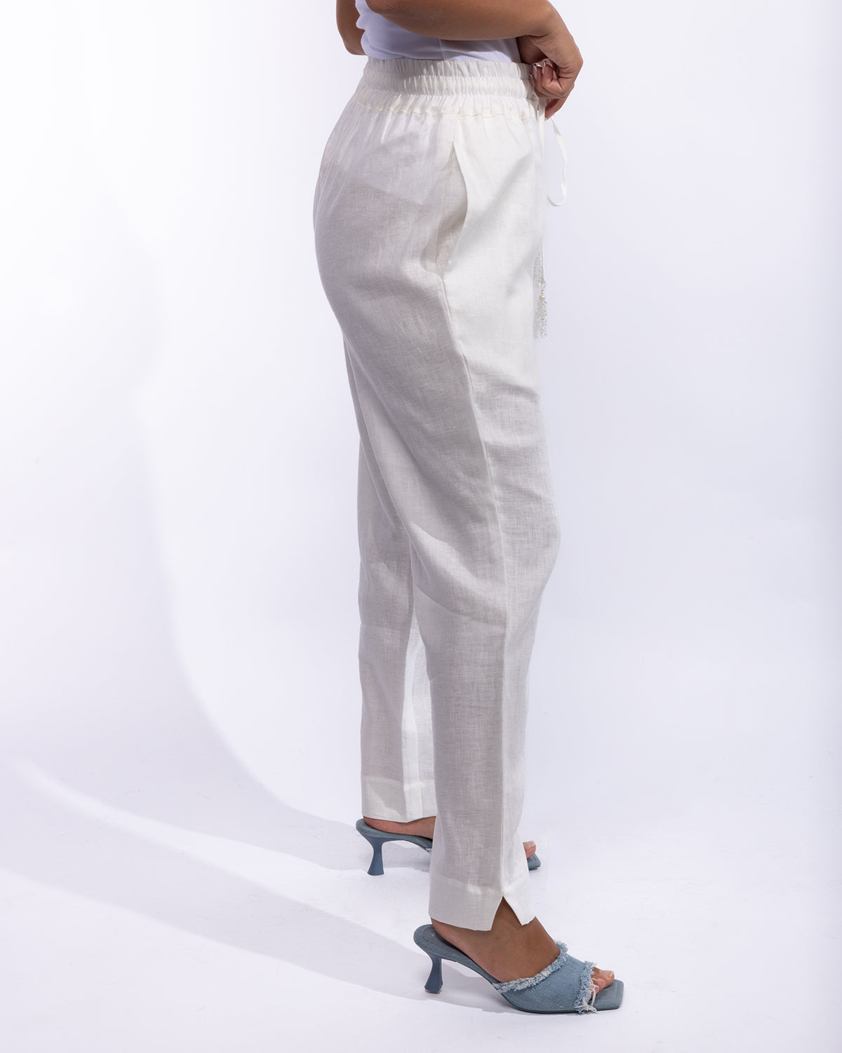 Cleo Pants - White